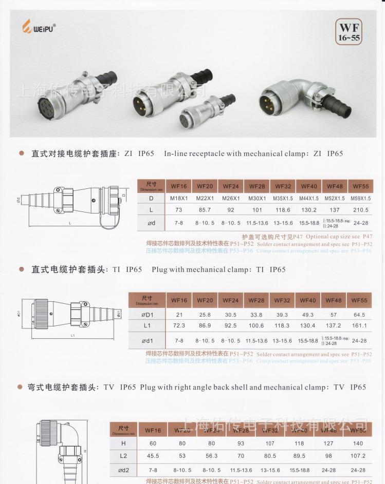 weipu航空插头