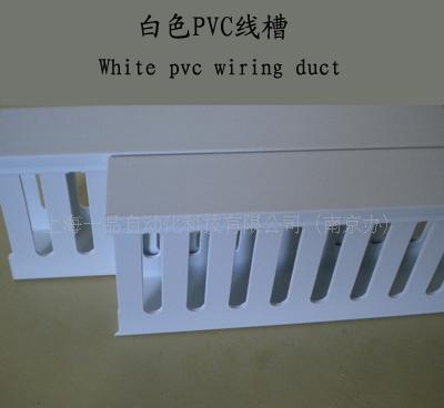 白色PVC线槽/走线槽/布线槽/行线槽