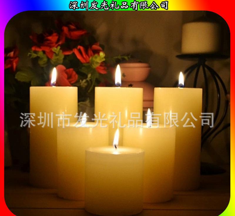 发光电子蜡烛灯 led蜡烛灯 婚庆生日蜡烛 仿真石蜡蜡烛