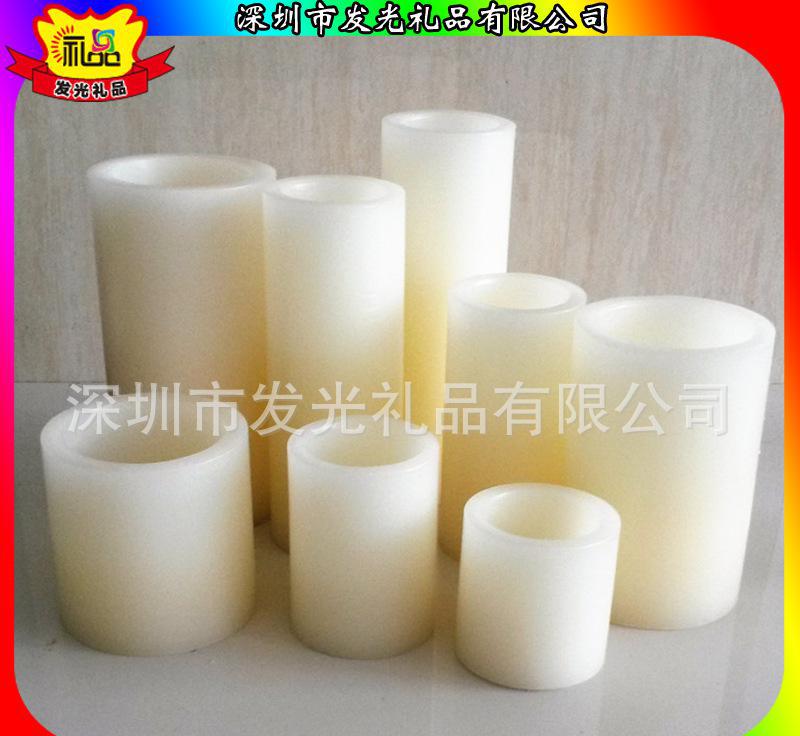新款出口欧美原单LED电子蜡烛灯 石蜡工艺婚庆路引蜡烛 象牙白