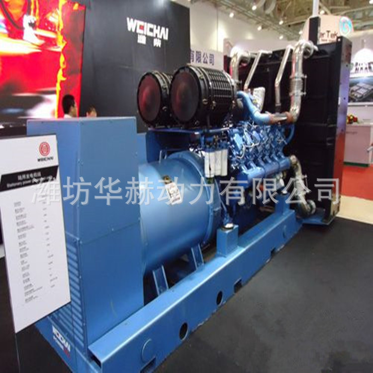 潍柴博杜安柴油发电机组1000kw 12M33柴油机配自励磁全铜发电机