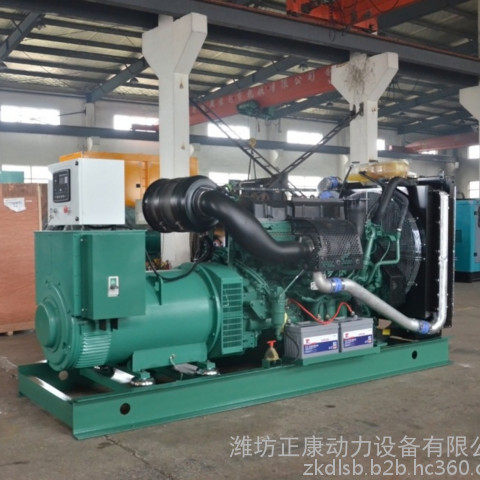 进口自动化发电机组300kw 沃尔沃300千瓦柴油发电机组 家庭备用三相发电机