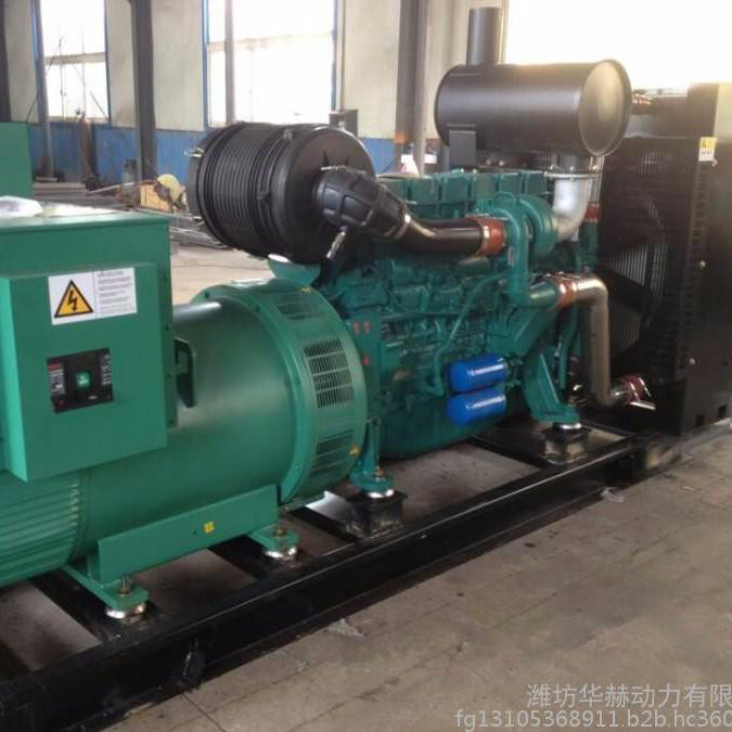 潍柴股份柴油发电机组300kw 12缸发动机 配套全铜无刷电机