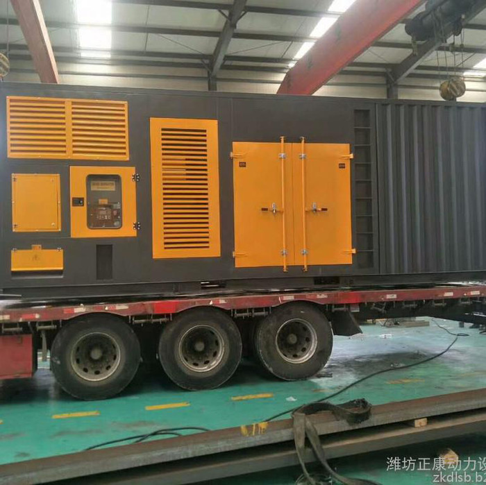 上海申动750kw千瓦低噪音箱式柴油发电机组 停电应急静音自动化发电机
