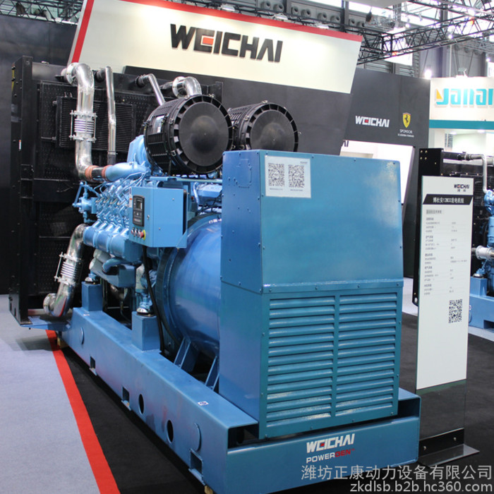 潍柴博杜安800KW柴油发电机组 12M26电调 企业工厂备用800千瓦自动化发电机