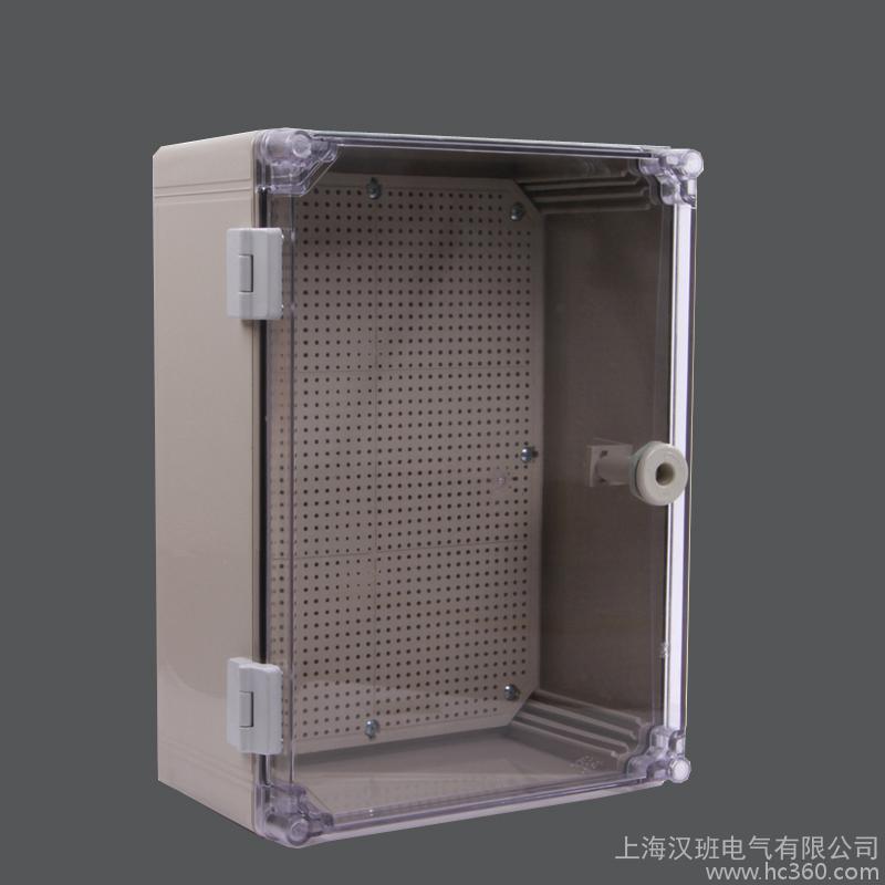 防水配电箱 400*300*160mm透明盖塑料防水箱 电气控制箱 工业插座成套配电箱