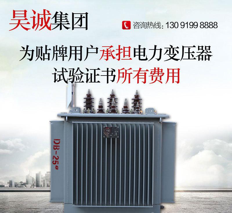 节能环保 S13-100KVA立体卷铁芯油浸式电力配电变压器