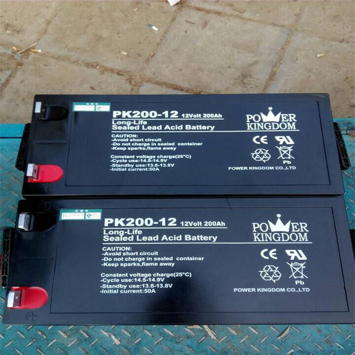 POWERKINGDOM蓄电池PK200-12豫光蓄电池12V200AH消防应急电源电池UPS蓄电池 EPS直流屏电池