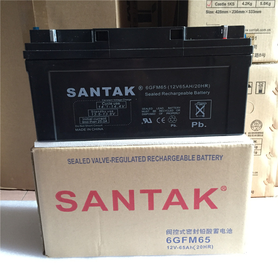 SANTAK/山特蓄电池12V12AH 深圳山特蓄电池6GFM-12 铅酸免维护厂家