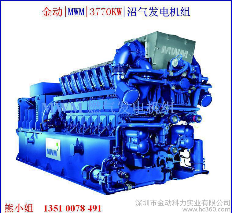 生产 曼海姆MWM沼气发电机组 300kw天然沼气发电机组