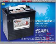 美国原装US蓄电池 US2000电池 电动升降机蓄电池6V185AH 电动观光游览车电池