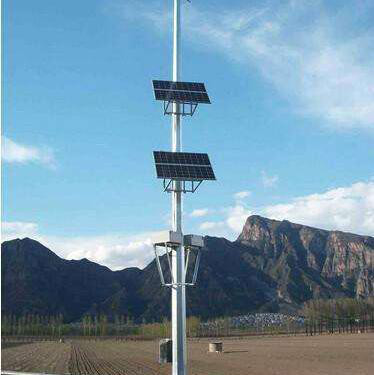 【耀星】太阳能监控设备，6米监控立杆，监控杆配电箱厂家