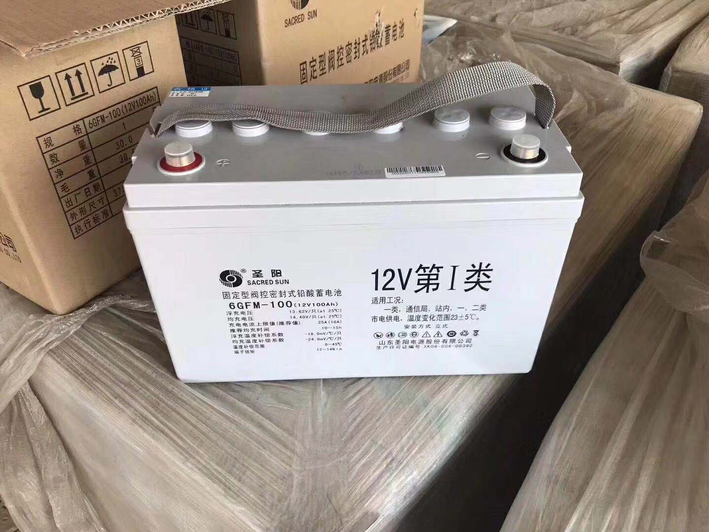 圣阳蓄电池6GFM-100 圣阳蓄电池12V100AH UPS专用蓄电池 圣阳蓄电池厂家 铅酸蓄电池示例图2