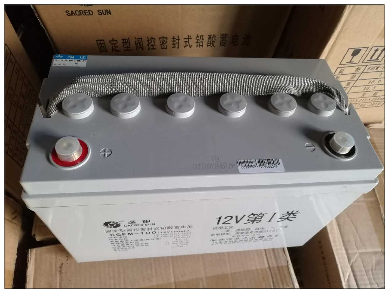 圣阳蓄电池6GFM-100 圣阳蓄电池12V100AH UPS专用蓄电池 圣阳蓄电池厂家 铅酸蓄电池示例图1