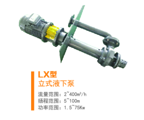 名流LX系列长轴腋下泵 工业泵 抽油泵 化工泵