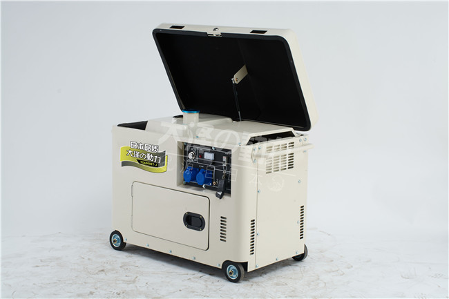 大泽动力柴油发电机组TO6800ET-J5kw低噪音箱体式柴油发电机