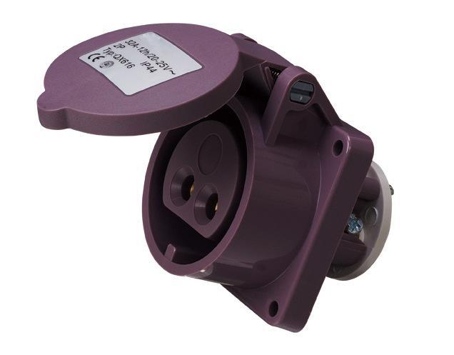 低压插头插座 20-25v 2孔32A 工业插座 电源插座