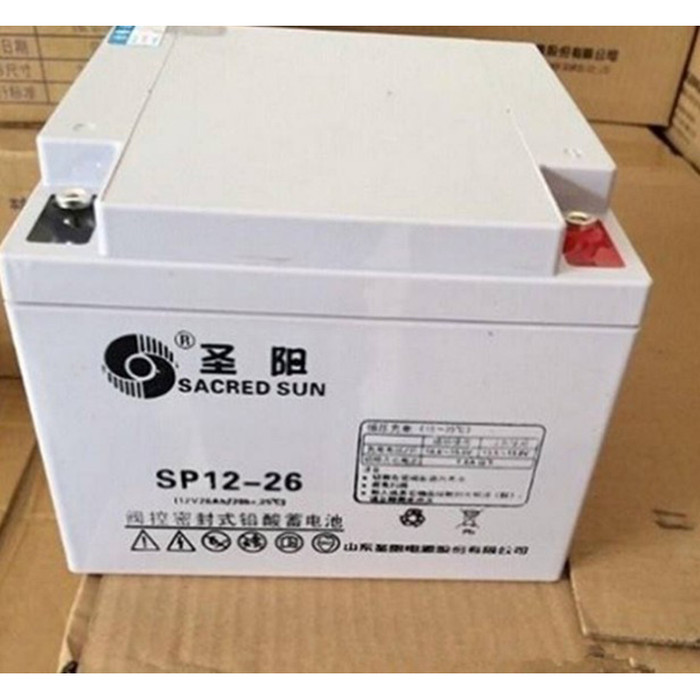 圣阳 SP12-26/12V26AH 铅酸免维护蓄电池风能电站 UPS 太阳能蓄电池  胶体蓄电池 现货