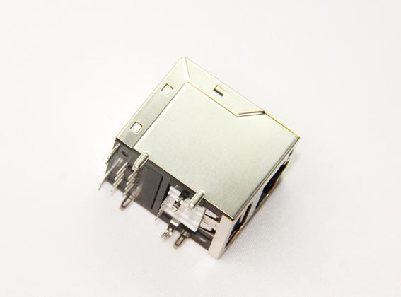 磁性RJ45 +USB插座商 磁性插座