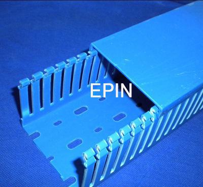 EPIN-UL认证深蓝色带齿PVC线槽（PVC wiring duct slotted）
