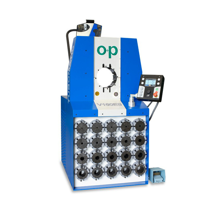 意大利O+P 高速数控扣压机 V160ES液压油管扣压机 工业管扣压机