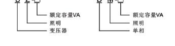 JMB、BJZ、DG、BZ、DM 照明、行灯控制变压器