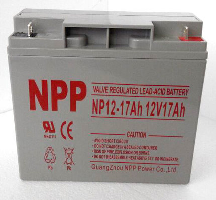NPP电池/NPP电池厂家报价NPP阀控式铅酸蓄电池松下电池NP17-12 12V65AH价格