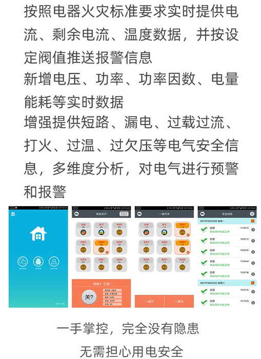 厂家定制智能配电箱 远程APP控制 智慧配电箱 烟雾报警 电压电流检测