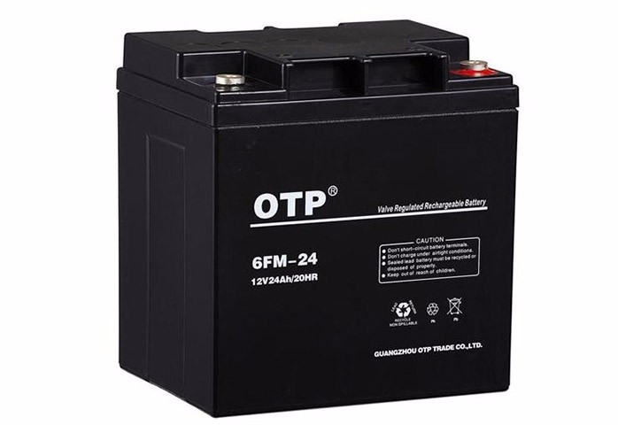 otp蓄电池6FM-24AHapcups电源专用免维护蓄电池12V24AH蓄电池