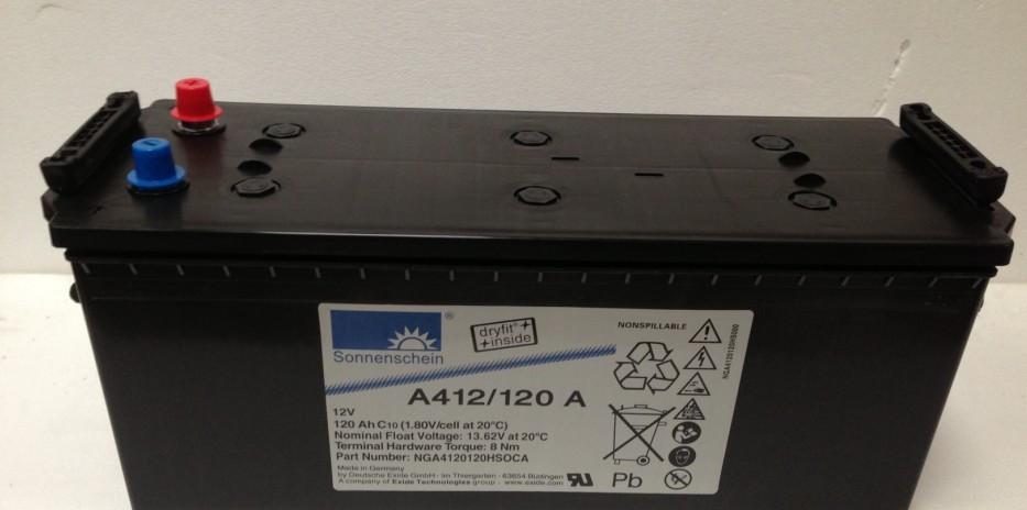 代理原装阳光蓄电池  德国进口A412/120A蓄电池价