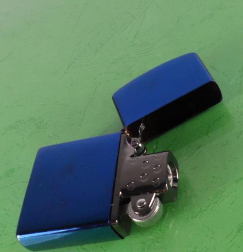 蓝冰USB环保电子点烟器 金属充电打火机 zippo煤油打火机型