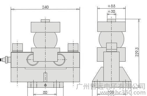 地磅用CZY110柱式称重传感器/汽车衡器配套称重传感器