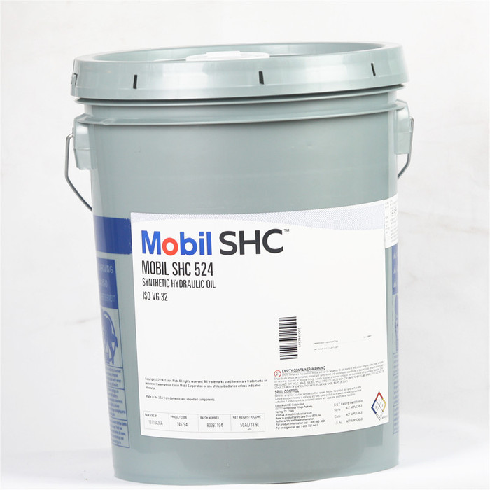 Mobil/美孚SHC 524合成液压油ISO VG32 18.9L